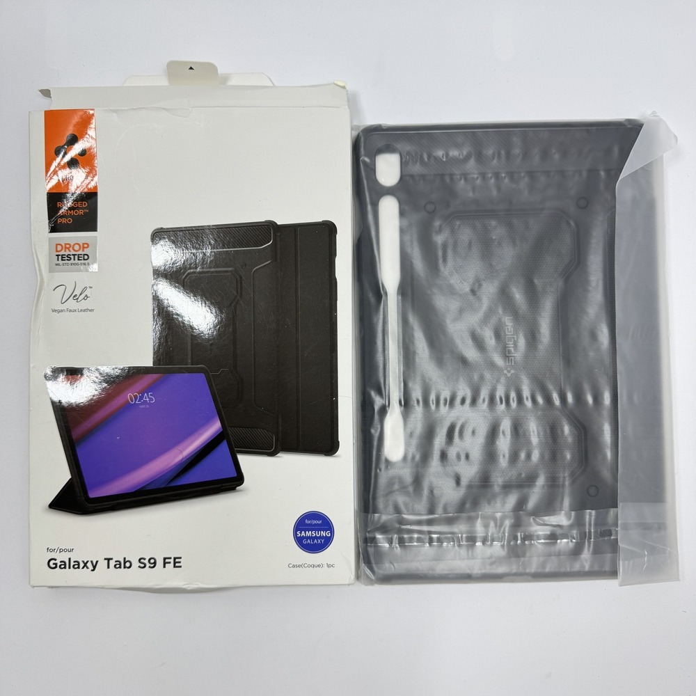Spigen Galaxy Tab S9 FE Case | [Rugged Armor Pro] Shockproof Slim Cover ACS06857